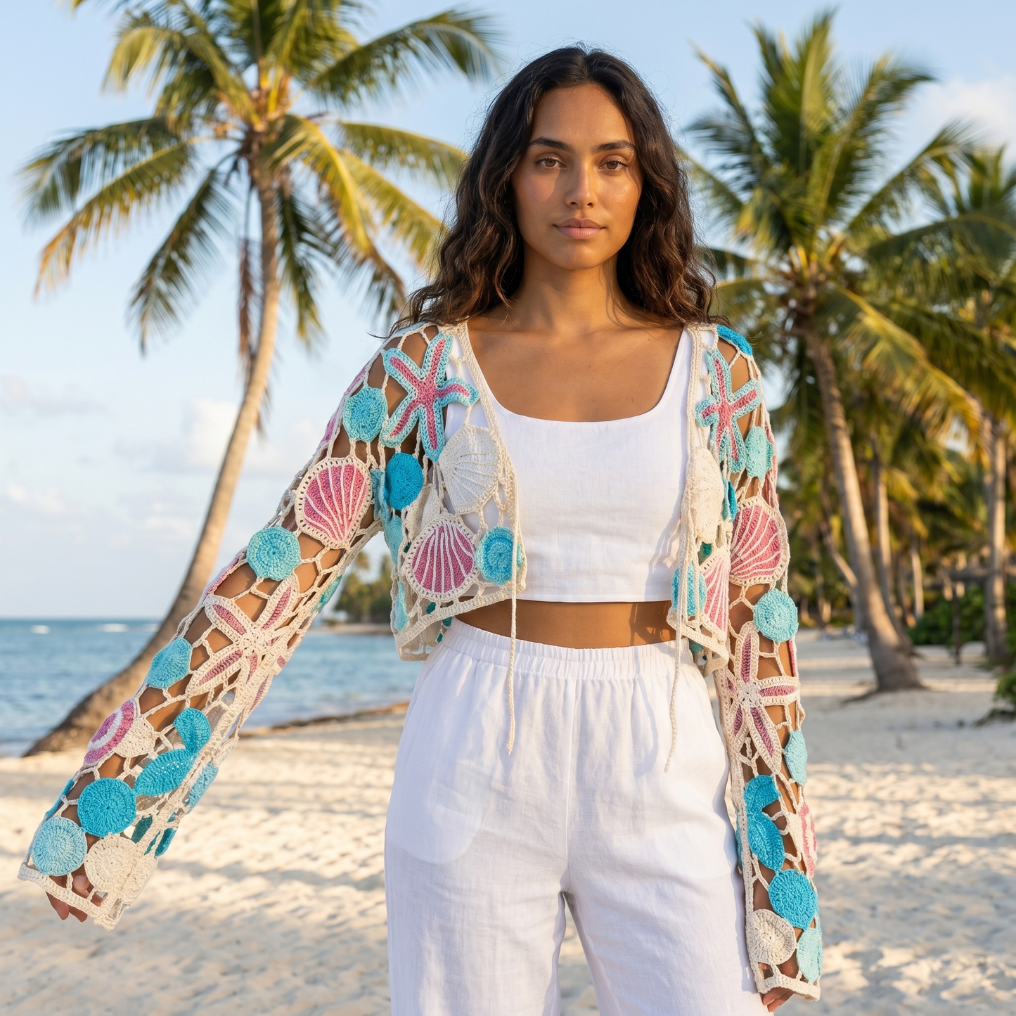Leila's Seashell Cardigan