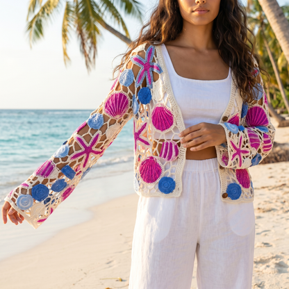 Leila's Seashell Cardigan